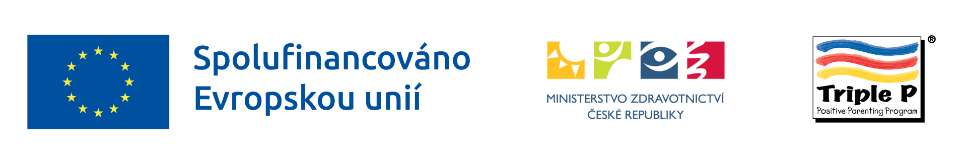 Loga OPZ, MZ ČR a Triple P - Positive Parenting Program