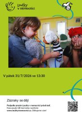 Leták s pozvánkou na představení LNV Dívčí válka