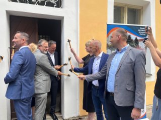 Základní kámen nového denního stacionáře v DPN Opařany položen